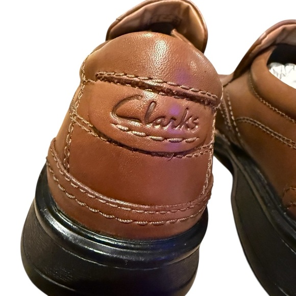 Clarks Men\'s Escalade Step Brown Leather Slip-On Loafers Comfort Business Casual main image 7
